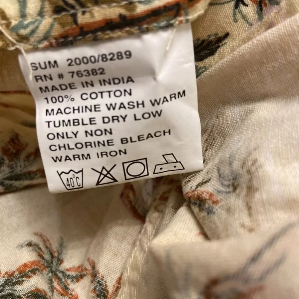 Timberland Logo Men Performance Hawaiian Button Down Short Sleeves Collar Shirt - Picture 9 of 11